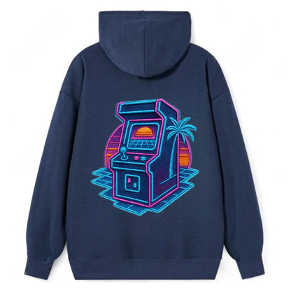 Arcade Machine - Classic Pullover Hoodie - Navy