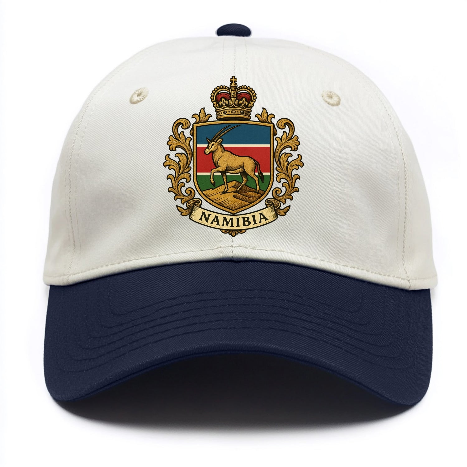 Namibia Heritage Badge  - Two Tone Cap - Navy