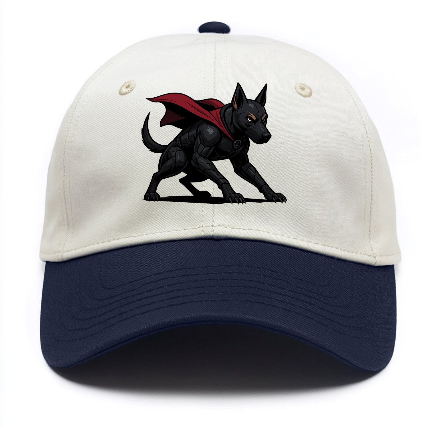 Belgian Malinois Black Panther  - Two Tone Cap - Navy