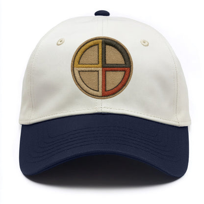 Medicine Wheel  - Two Tone Cap - Navy