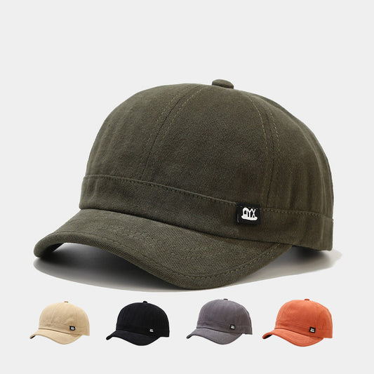 Summer Short Brim Baseball Cap – Breathable Sun Protection Hat, Lightweight Minimalist Duckbill Cap for Men & Women