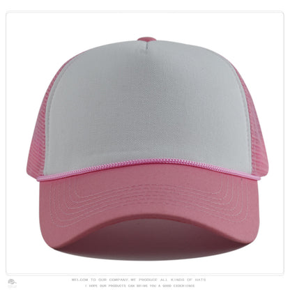 Foam Front Mesh Back Trucker Hat – Adjustable Snapback, Breathable Sun Protection, Unisex Cap