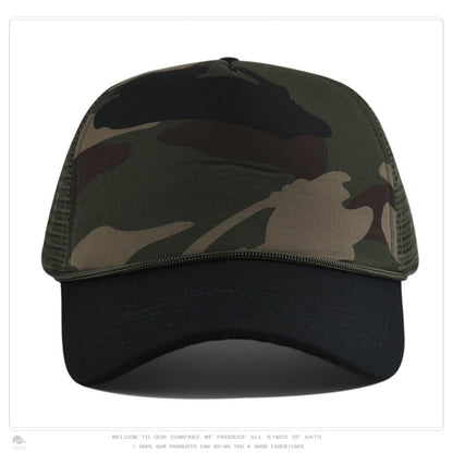 Foam Front Mesh Back Trucker Hat – Adjustable Snapback, Breathable Sun Protection, Unisex Cap