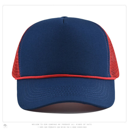 Foam Front Mesh Back Trucker Hat – Adjustable Snapback, Breathable Sun Protection, Unisex Cap