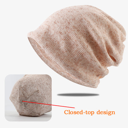 Pandaize Summer Breathable Hollow-out Slouchy Beanie | 2-in-1 Beanie & Neck Warmer