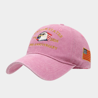 250th Anniversary Embroidered Baseball Cap | USA Independence Day Style
