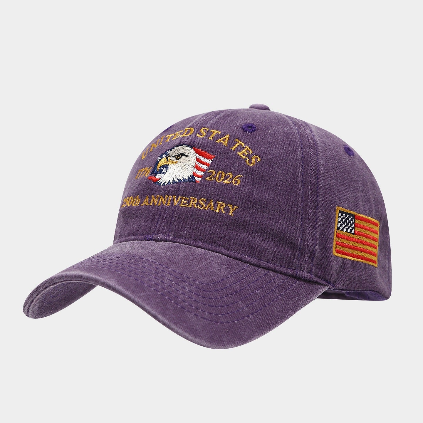 250th Anniversary Embroidered Baseball Cap | USA Independence Day Style