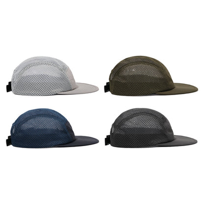 Pandaize Breathable Mesh 5-Panel Cap – Quick-Dry Hat for Camping & Sports