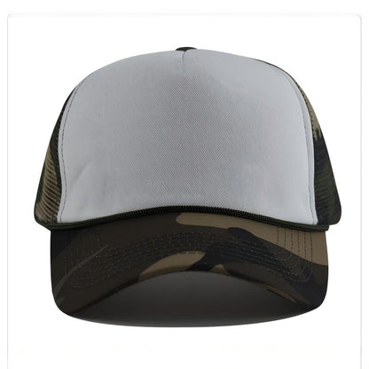 Foam Front Mesh Back Trucker Hat – Adjustable Snapback, Breathable Sun Protection, Unisex Cap