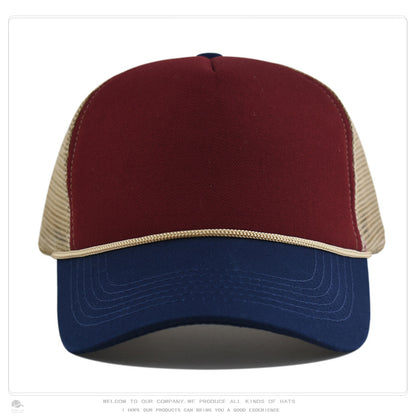 Foam Front Mesh Back Trucker Hat – Adjustable Snapback, Breathable Sun Protection, Unisex Cap