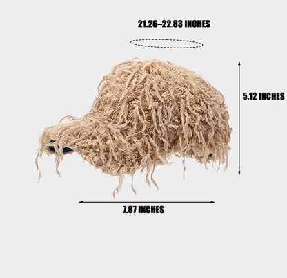 Ultra-Soft Faux Fur Baseball Cap – Plush and Warm for Winter