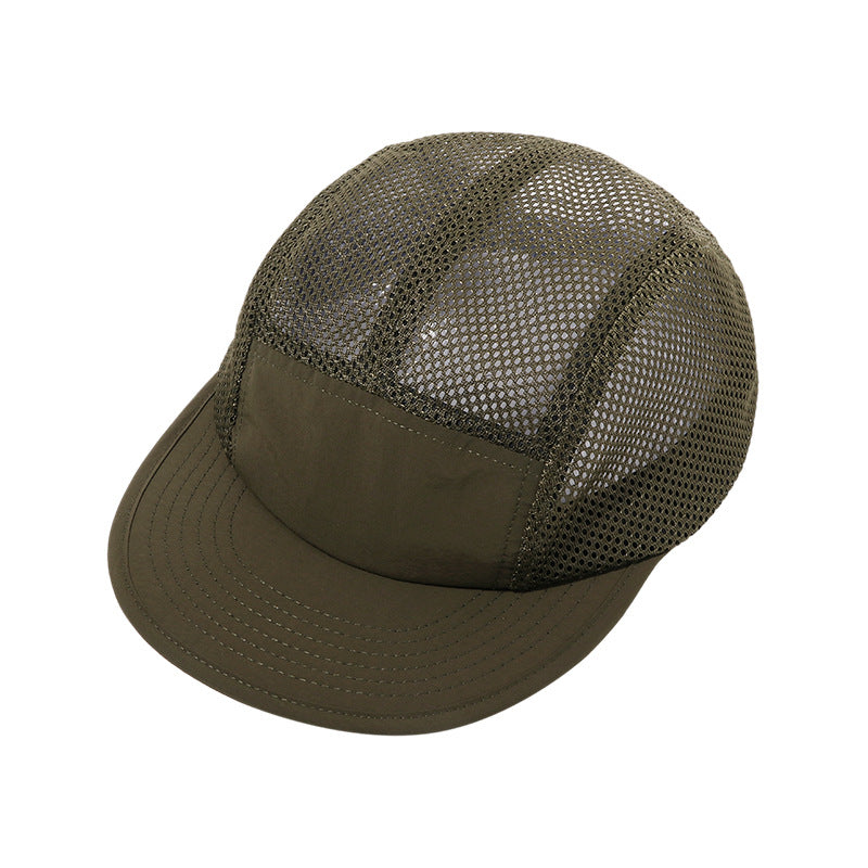 Pandaize Breathable Mesh 5-Panel Cap – Quick-Dry Hat for Camping & Sports