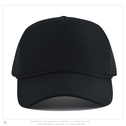 Foam Front Mesh Back Trucker Hat – Adjustable Snapback, Breathable Sun Protection, Unisex Cap