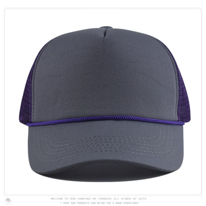 Foam Front Mesh Back Trucker Hat – Adjustable Snapback, Breathable Sun Protection, Unisex Cap