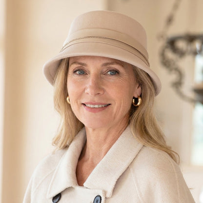 Chic French Style Wool Bucket Hat - Lightweight & Warm, Stylish Coldproof Fisherman Cap for Women - Perfect for Autumn & Winter