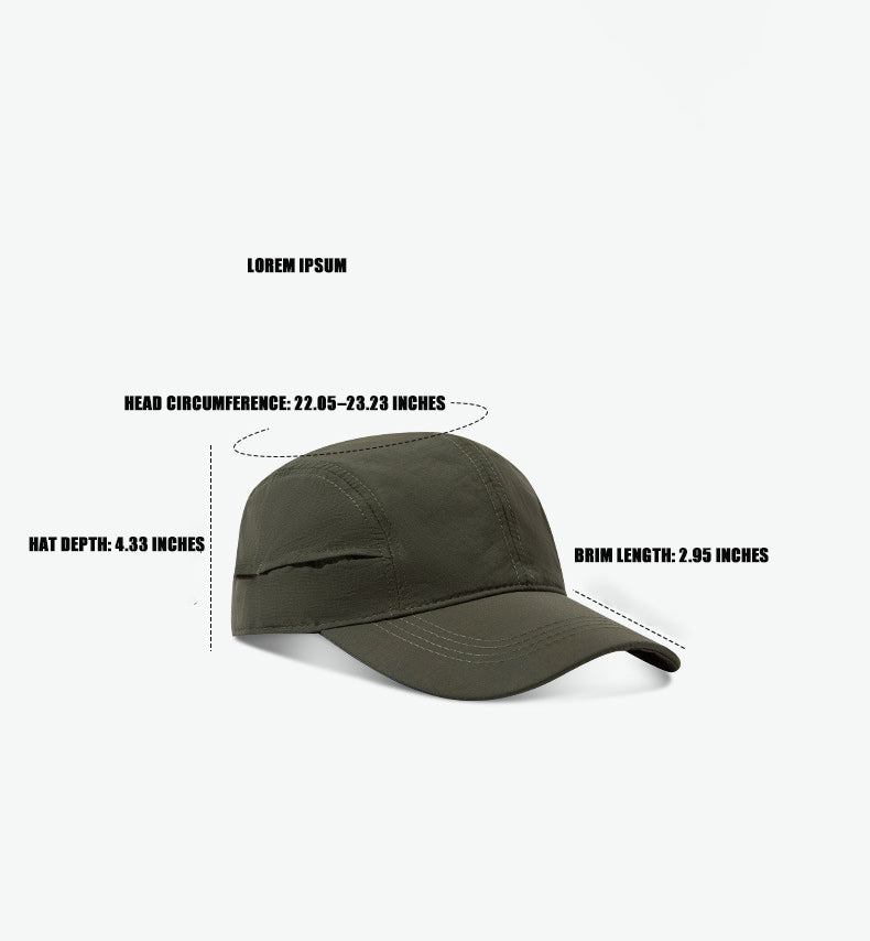 Pandaize 夏用軽量速乾野球帽 - 通気性、UVカット、アウトドアカジュアルスポーツハット