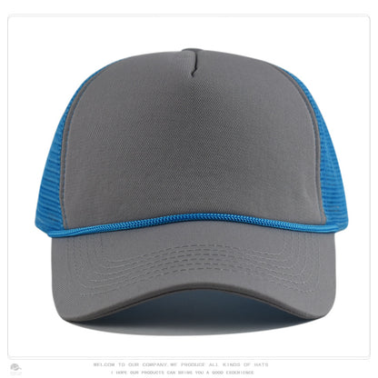 Foam Front Mesh Back Trucker Hat – Adjustable Snapback, Breathable Sun Protection, Unisex Cap