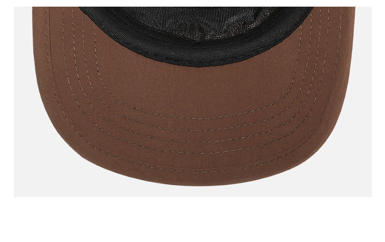 Pandaize Nylon Quick-Dry Baseball Cap – 5-Panel Work Hat for Men & Women, Adjustable Elastic Drawstring