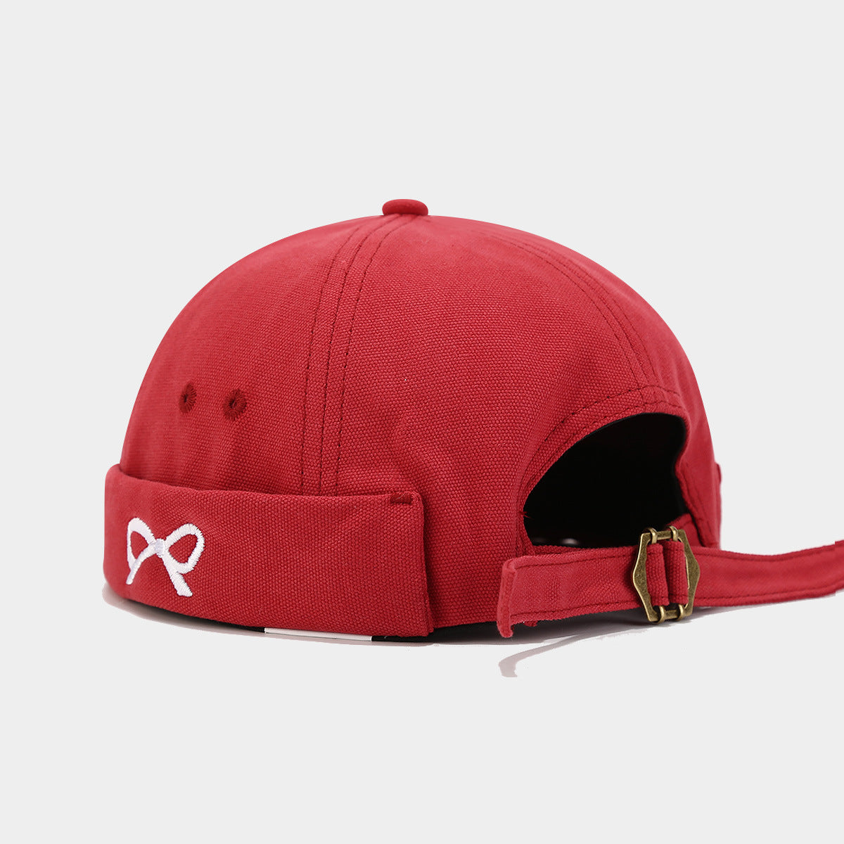 "Chic Butterfly Embroidered Felt Hat with Bow - Vintage Street Style, Korean Inspired, Fashionable Women's Cap" Wine Red Hat - Size undefined