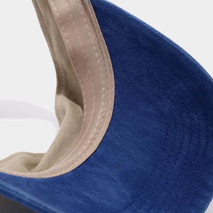 Gorra vintage con visera lavada - Gorra unisex para deportes al aire libre, transpirable y con protección UV, sin visera superior para hombre y mujer