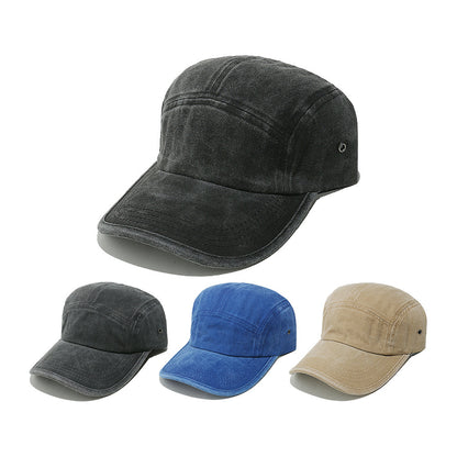 Gorra de béisbol unisex Pandaize de 5 paneles, estilo vintage desgastado, ajustable