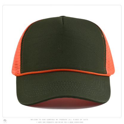 Foam Front Mesh Back Trucker Hat – Adjustable Snapback, Breathable Sun Protection, Unisex Cap