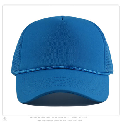 Foam Front Mesh Back Trucker Hat – Adjustable Snapback, Breathable Sun Protection, Unisex Cap