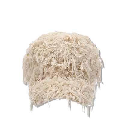 Ultra-Soft Faux Fur Baseball Cap – Plush and Warm for Winter