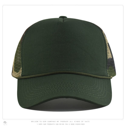 Foam Front Mesh Back Trucker Hat – Adjustable Snapback, Breathable Sun Protection, Unisex Cap