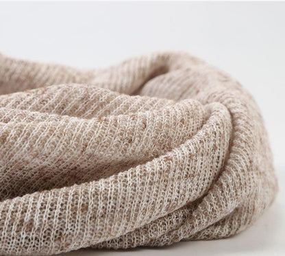 Pandaize Summer Breathable Hollow-out Slouchy Beanie | 2-in-1 Beanie & Neck Warmer