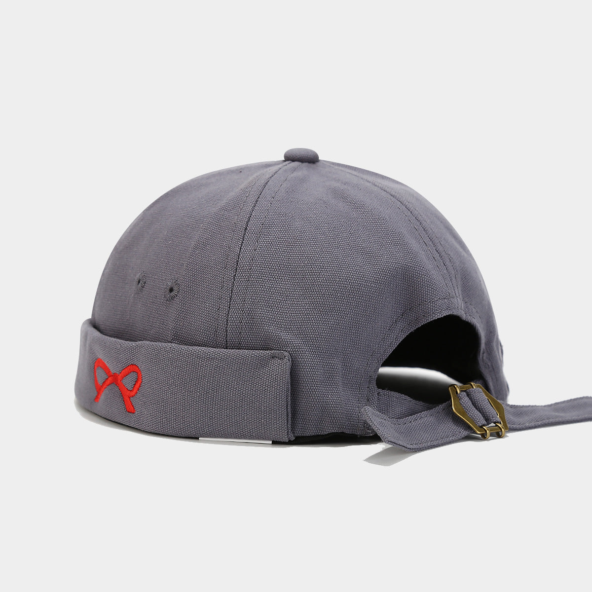 "Chic Butterfly Embroidered Felt Hat with Bow - Vintage Street Style, Korean Inspired, Fashionable Women's Cap" Misty Blue Hat - Size undefined