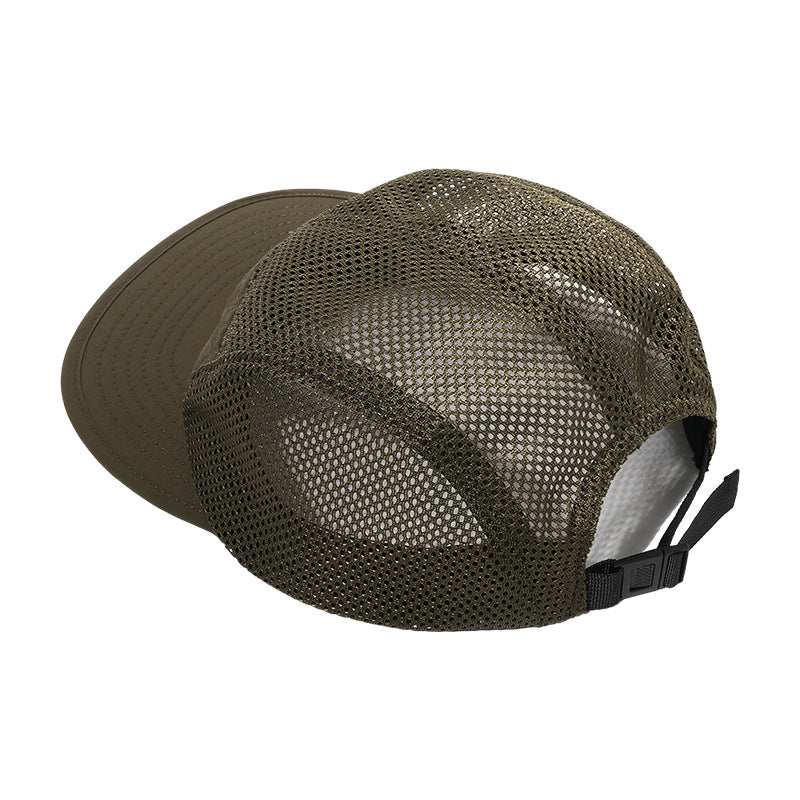 Pandaize Breathable Mesh 5-Panel Cap – Quick-Dry Hat for Camping & Sports