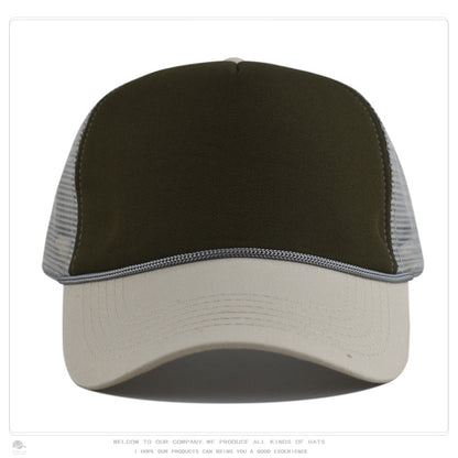 Foam Front Mesh Back Trucker Hat – Adjustable Snapback, Breathable Sun Protection, Unisex Cap