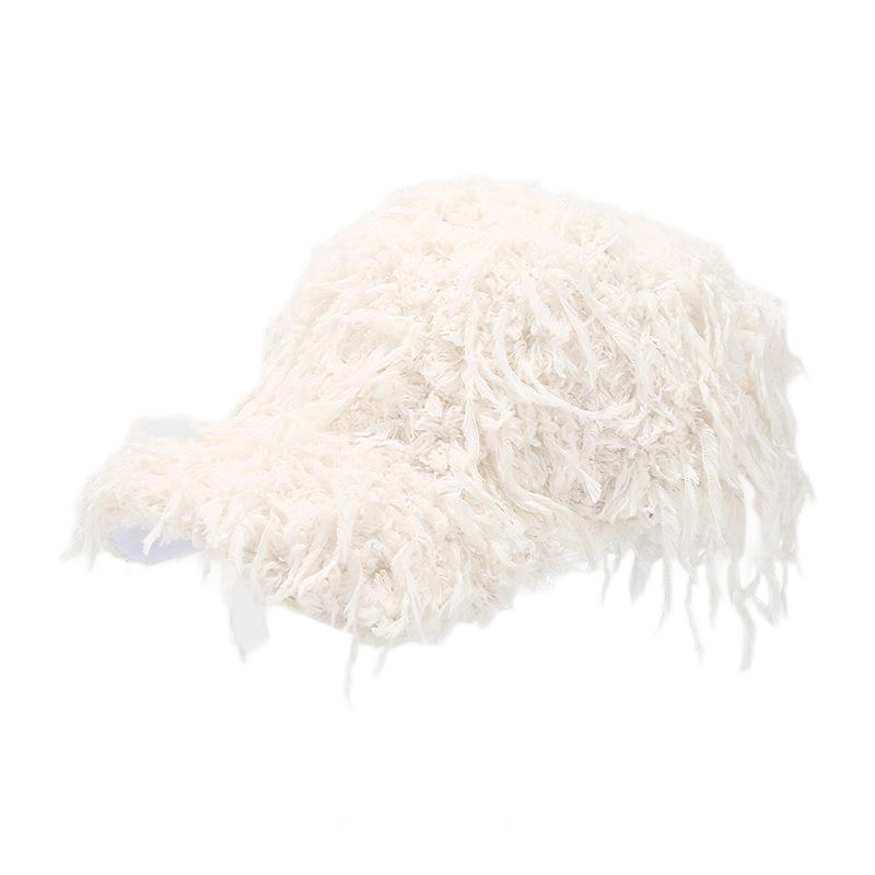 Ultra-Soft Faux Fur Baseball Cap – Plush and Warm for Winter