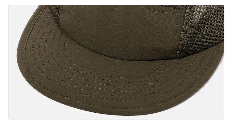 Pandaize Breathable Mesh 5-Panel Cap – Quick-Dry Hat for Camping & Sports
