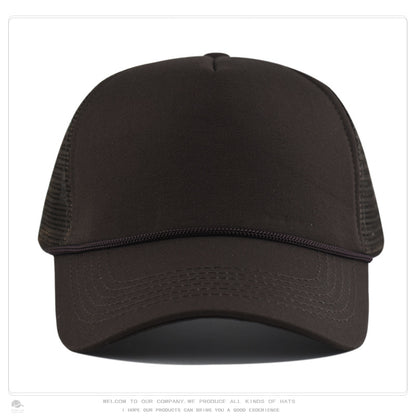 Foam Front Mesh Back Trucker Hat – Adjustable Snapback, Breathable Sun Protection, Unisex Cap