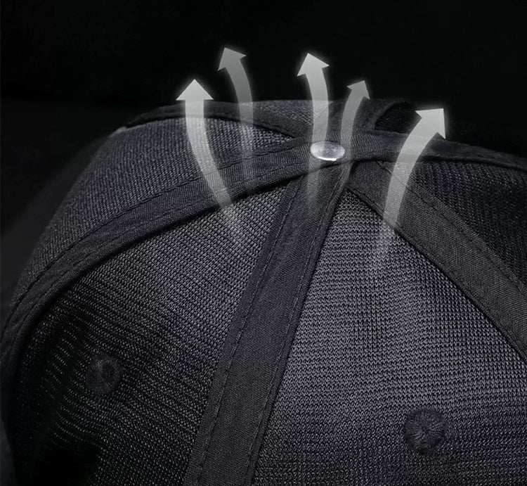 Pandaize Stretch‑Fit Baseball Cap – Breathable Cotton‑Blend, Moisture‑Wicking Sweatband & Fixed Rear Closure (3 Sizes)