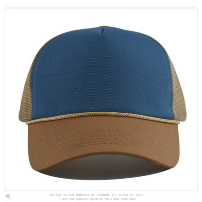 Foam Front Mesh Back Trucker Hat – Adjustable Snapback, Breathable Sun Protection, Unisex Cap