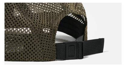 Pandaize Breathable Mesh 5-Panel Cap – Quick-Dry Hat for Camping & Sports