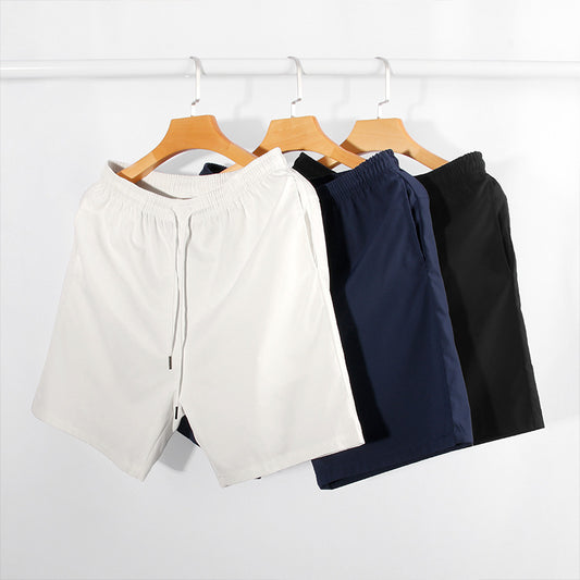 メンズ サマーコンフォート ミッドライズ ウーブンポリエステル ショートパンツ スポーツ、フィットネス、カジュアルウェアに最適