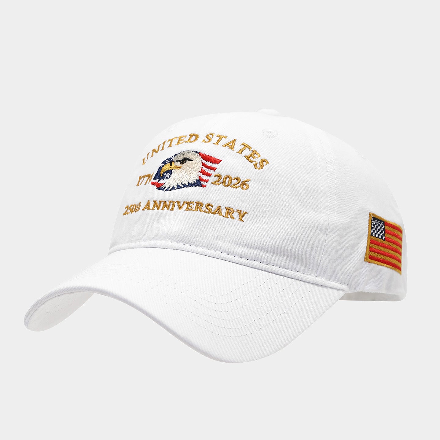 USA 250th Anniversary Embroidered Baseball Cap