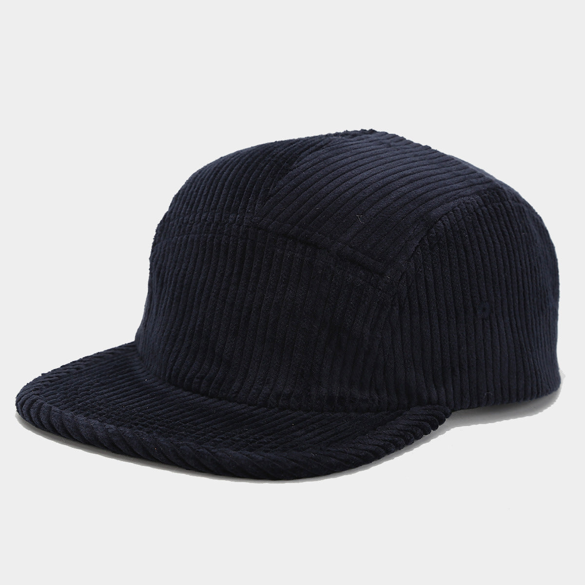 Retro 5-Panel Corduroy Cap – Solid Color, Unisex Fall & Winter Streetwear Hat