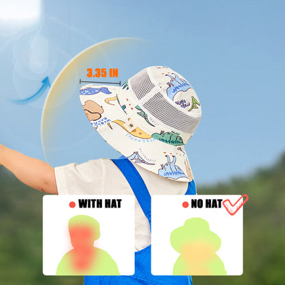 赤ちゃんや子供用の軽量UVカット帽子 | 夏用サンバケットハット