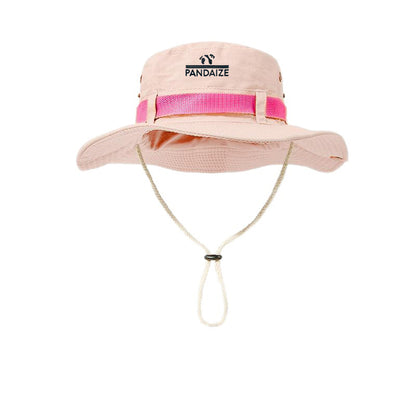 Pandaize Western Cowboy Hat – Adjustable Wide Brim Fishing Hat for Summer Sun Protection, Outdoor Adventures, and Hiking