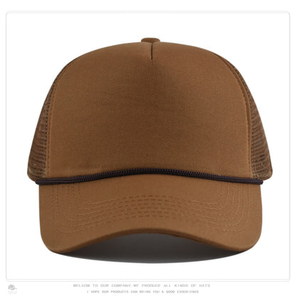 Foam Front Mesh Back Trucker Hat – Adjustable Snapback, Breathable Sun Protection, Unisex Cap