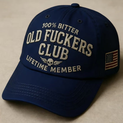 Old Fuckers Club Vintage Baseball Cap