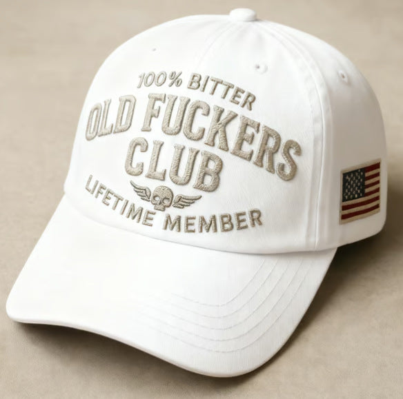Old Fuckers Club Vintage Baseball Cap