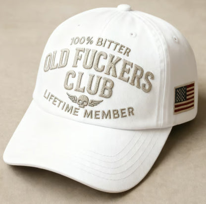 Old Fuckers Club Vintage Baseball Cap