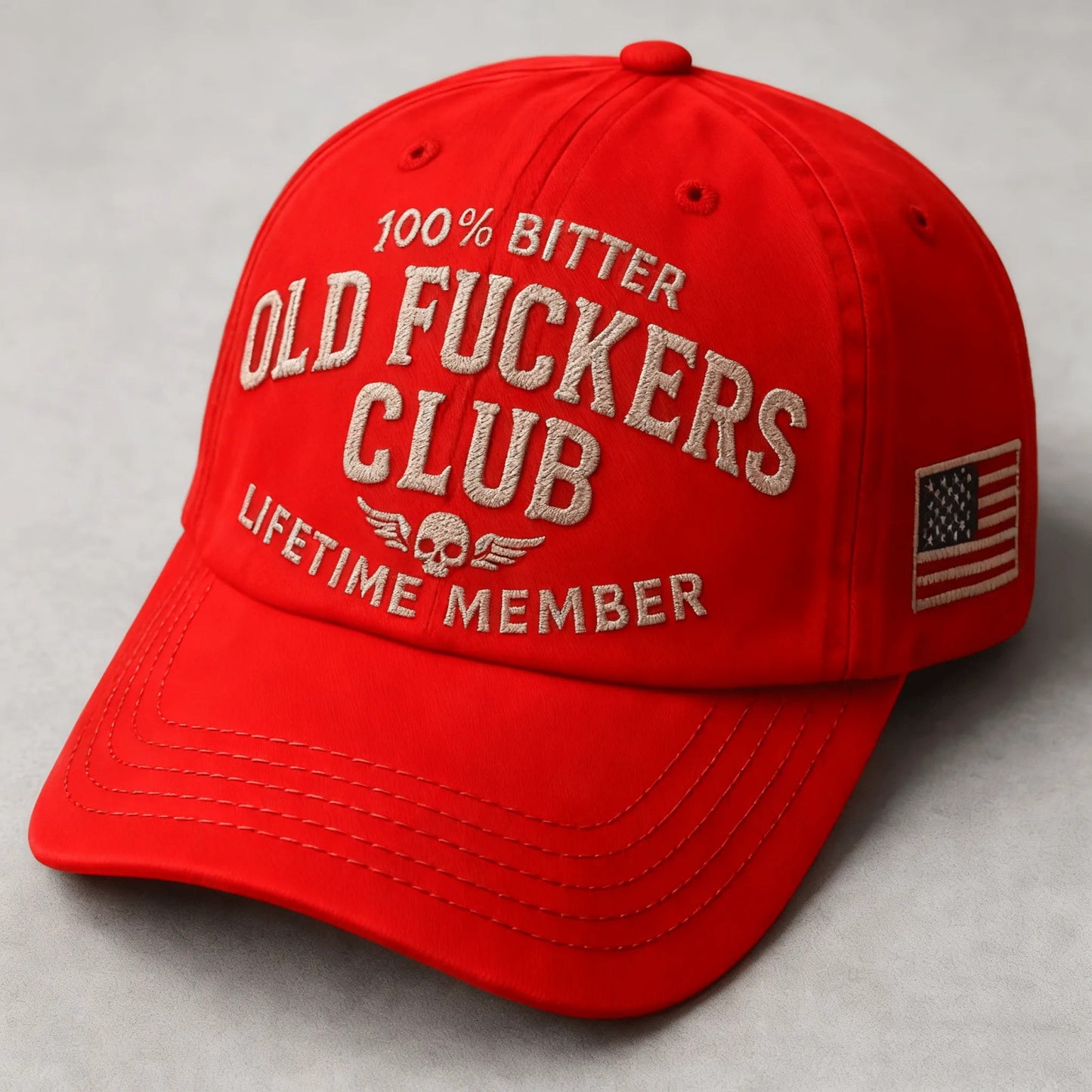 Old Fuckers Club Vintage Baseball Cap