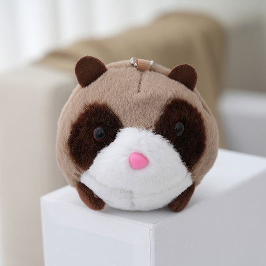 Odd Tail Bear Plush Keychain - Cute & Soft Bag Charm
